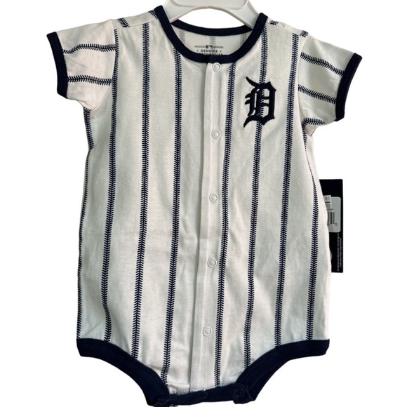 BABY Bundle 3-Pack Creepers Set & Detriot Tigers Onesie 3-6 mo NFL MLB Baby NWT - Picture 3 of 13